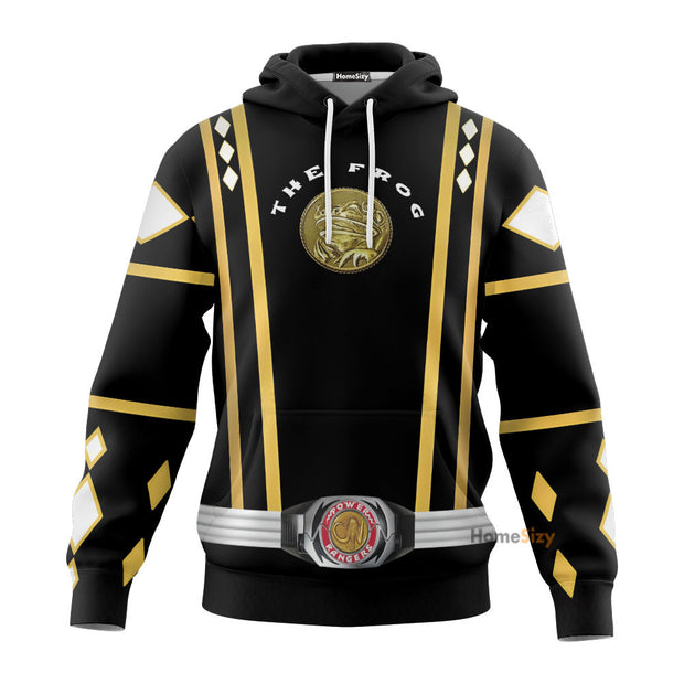 3D MMPR Ninjetti Upgrade Version ZKack Frog Custom Cosplay Costume Hoodie QT208663Hf