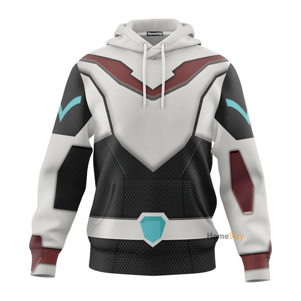 3D Voltron Legendary Defender Keith Kogane Armor Custom Cosplay Costume Tshirt Hoodie QT210471Hc
