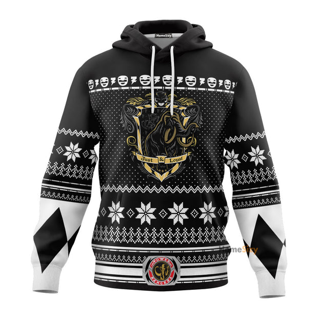 3D Black Power Ranger Christmas Custom Tshirt Hoodie QT212266Hc