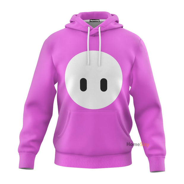 Fall Guys Pink Custom Cosplay Costume Hoodie QT209311Hf