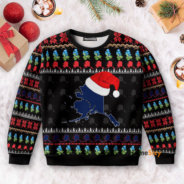 Alaska Christmas Couples Matching Funny - Ugly Christmas Sweater