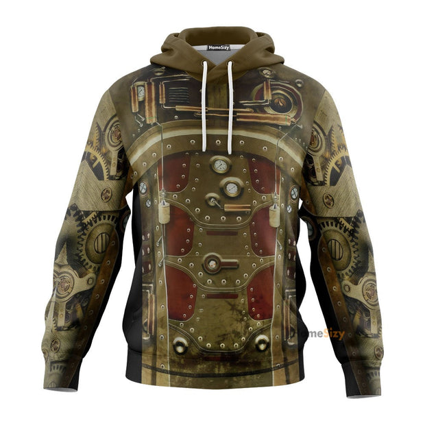 Steampunk - Cosplay Costume 3D Hoodie Tshirt Sweatshirt QT309581