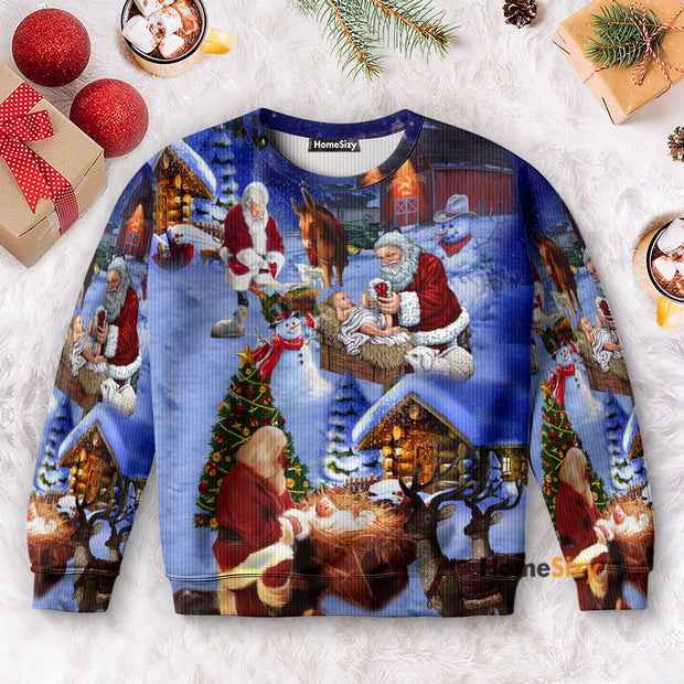 Christmas Jesus Is The Best Gift Ever - 3D Sweatshirt QT309822