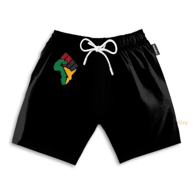 1865 Juneteenth Black Pride - Beach Shorts