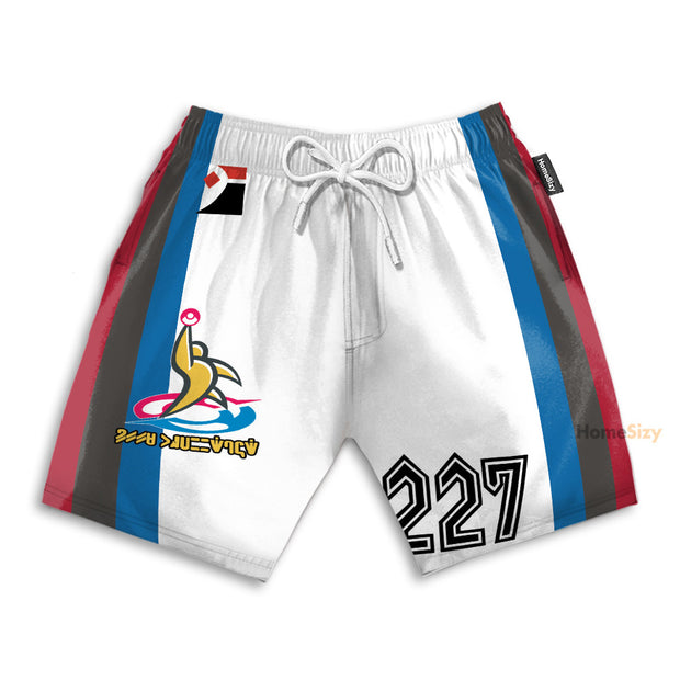 PoMo Gym Challenger Cosplay Costume - Beach Shorts