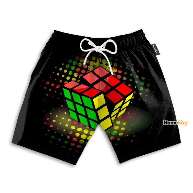 Rubik Cube - Beach Shorts