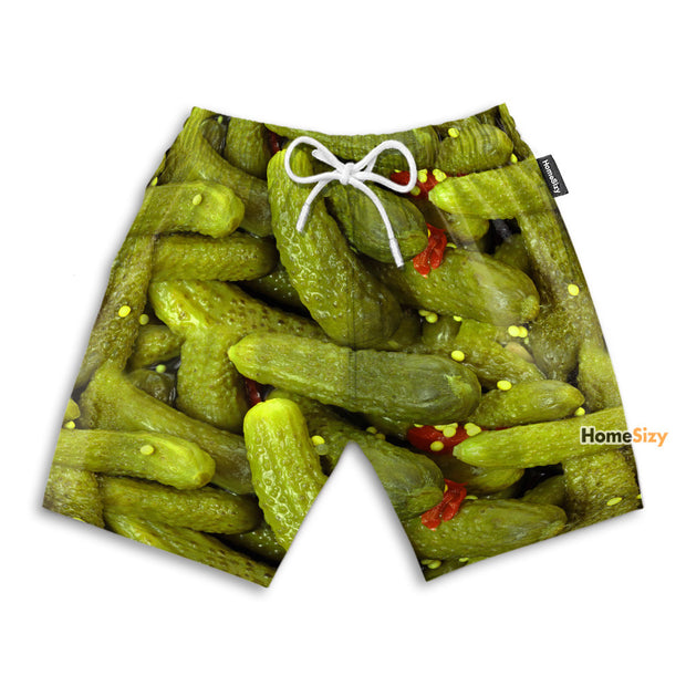 Pickles Pattern Funny Style - Beach Shorts