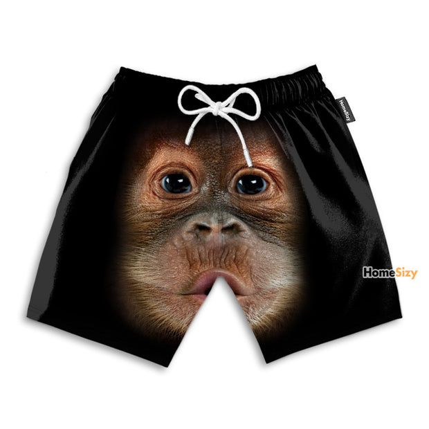 Monkey Funny Cosplay Costume - Beach Shorts