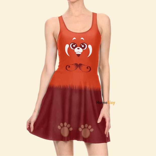 Red Panda Cosplay Costume - Skater Dress