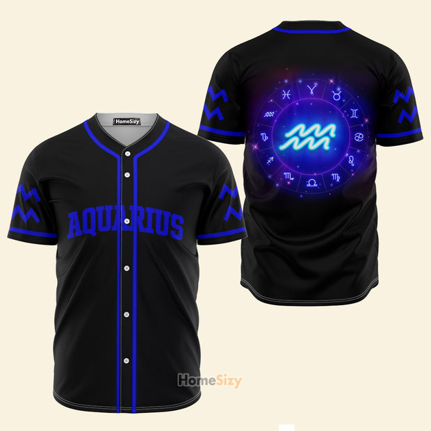Aquarius The Wonderful Zodiac Z12 - Baseball Jersey