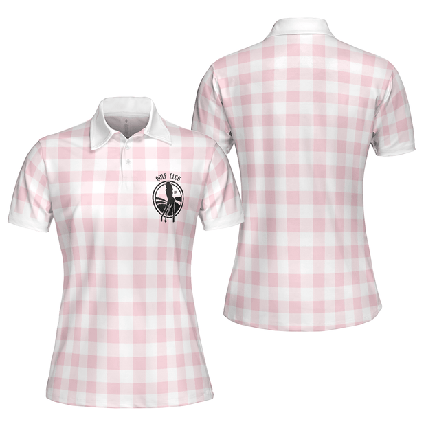 Sexy Golf Girl With A Golf Club - Women Polo