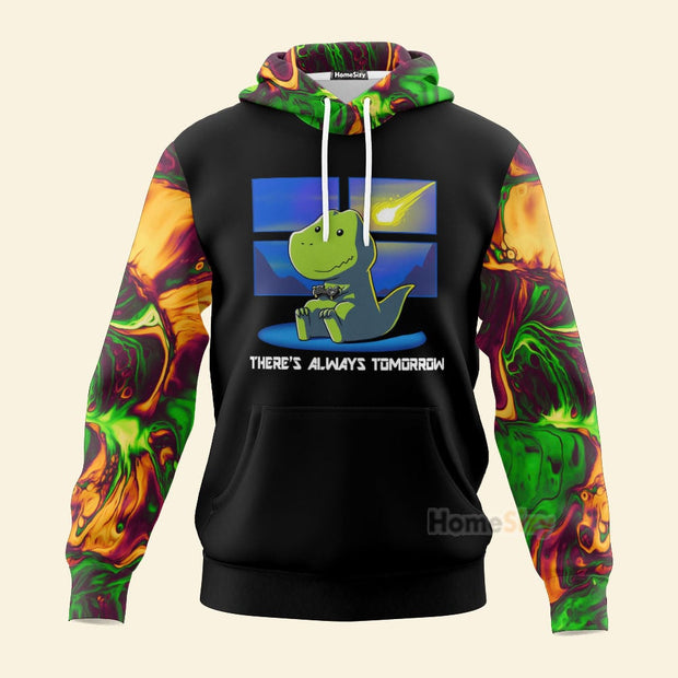 Dinosaur Just One More Game 3D TTM Hoodie