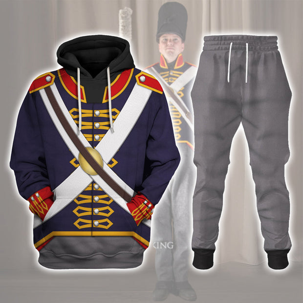 Royal Foot Artillery – Gunner (1806-1815) Uniform Historical Cosplay Costume - Hoodie Set