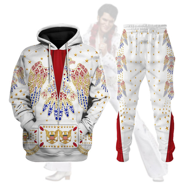 Elvis Aloha Costume From Hawaii - Hoodie Set CSELV001