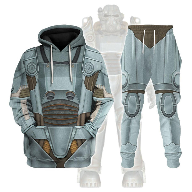 T-45 Power Armor Fallout Cosplay Costume - Hoodie Set HSQT4253