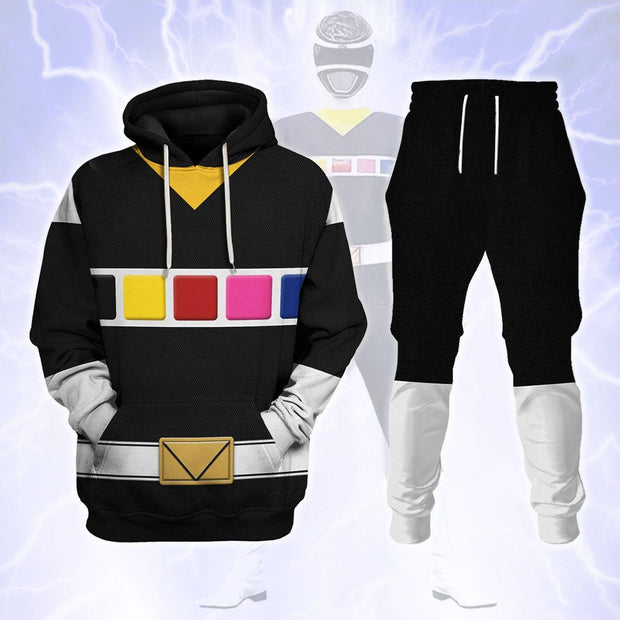 PR Black Space Ranger - Hoodies Sweatshirt T-shirt Hawaiian Tracksuit - HSQT4333 PRHS100