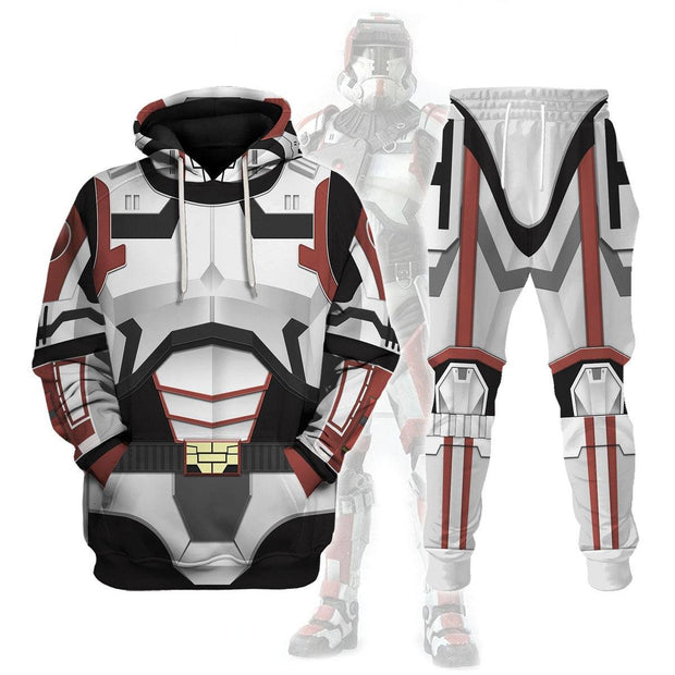 Republik Trooper Armor Costume Hoodie Sweatshirt T-Shirt Sweatpants CSSWR0102 HSQT4238