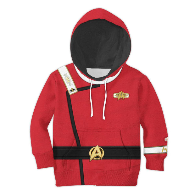 Captain Spock Officer Uniform Kid Hoodie Sweatshirt T-Shirt STHS003 HSSK001