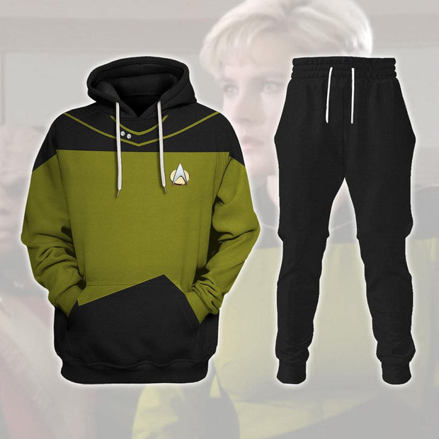 Tasha Yar Costume Officer Hoodie Sweatshirt T-Shirt Sweatpants Apparel STHS018 HSSK005