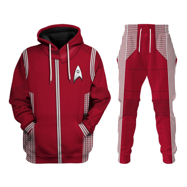 Operations Lieutenant Commander Silver Hoodie Sweatshirt T-Shirt Sweatpants Apparel STHS057 HSSK025