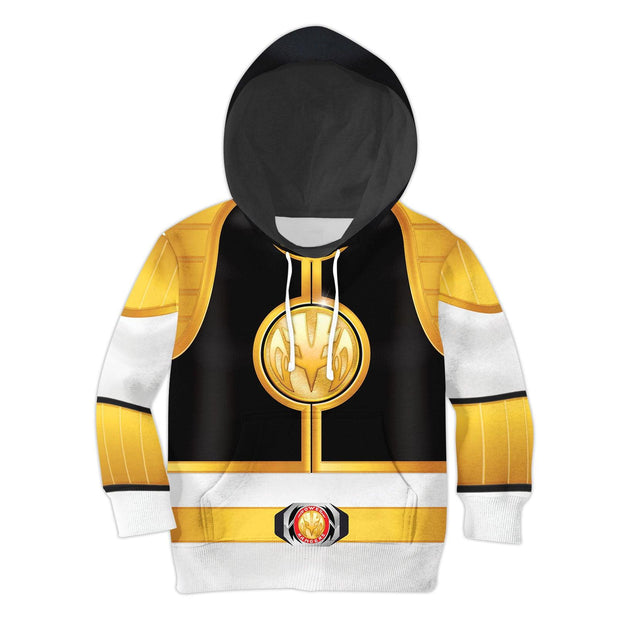 Unisex Kid Tops White Power Ranger 3D Apparel QT209523