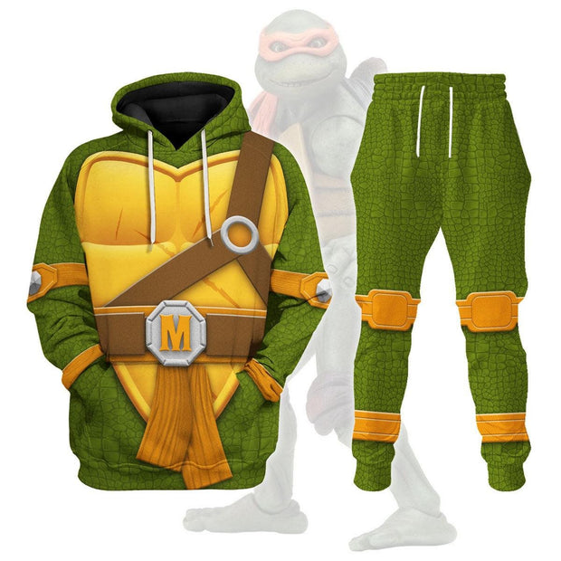 Michelangelo TMNT Cosplay Costume - Hoodie Set CSNJS001