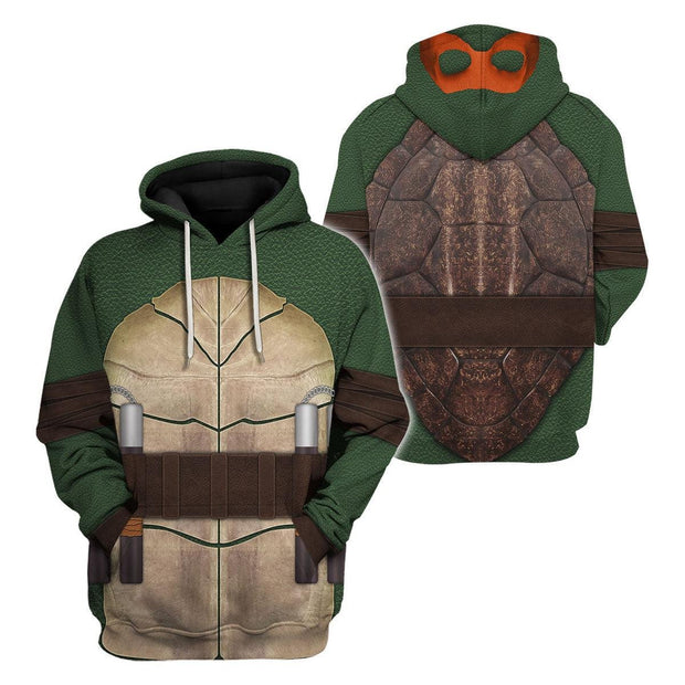 TMNT Ninja Turtles Michelangelo Cosplay Costume - Hoodie Set CSNJS017