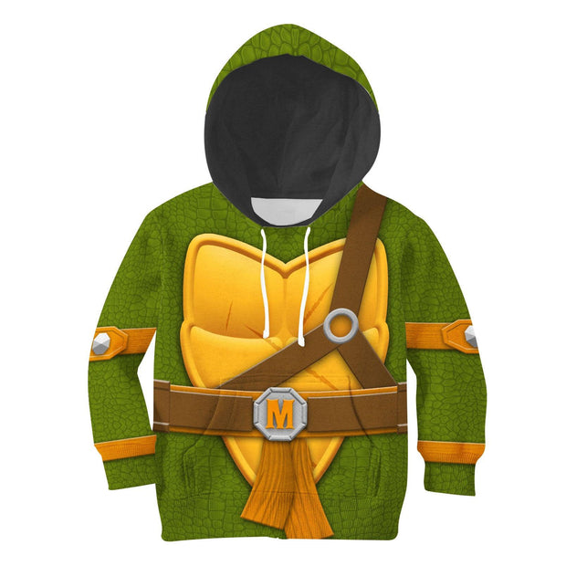 Michelangelo Costume Cosplay Kid Hoodie Sweatshirt T-Shirt CSNJS001