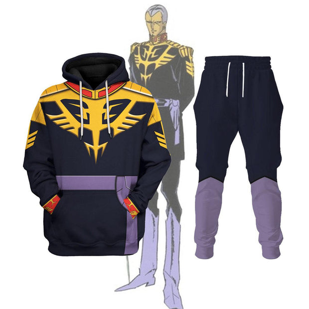 Gihren Zabi Gundam Costume All Over Print Tracksuit Hoodie CSGDM010