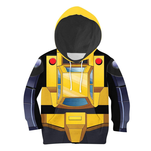 Bumblebee Kid Costume Cosplay Hoodie Sweatshirt T-Shirt CSTRF001