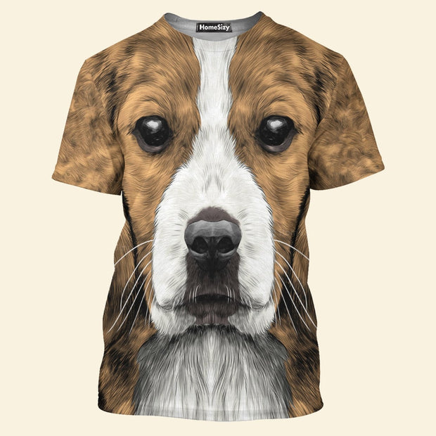 Beagle Face Tshirt Zip Hoodie Sweatshirt Shorts QT4092701
