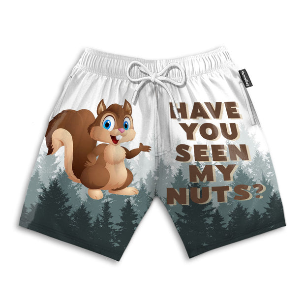 3D Have You Seen My Nuts - Beach Shorts QT4102210
