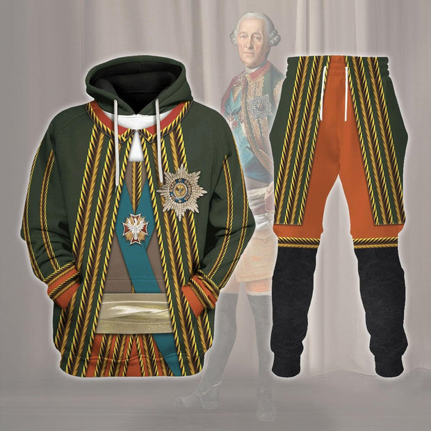 HG German Army Officer Burkhard Christoph von Munnich Costume Hoodie Sweatshirt T-Shirt Tracksuit CSHGC035