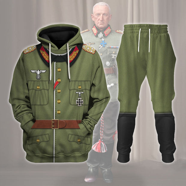 HG General Friedrich Dollmann Costume Hoodie Sweatshirt T-Shirt Tracksuit CSHGC045