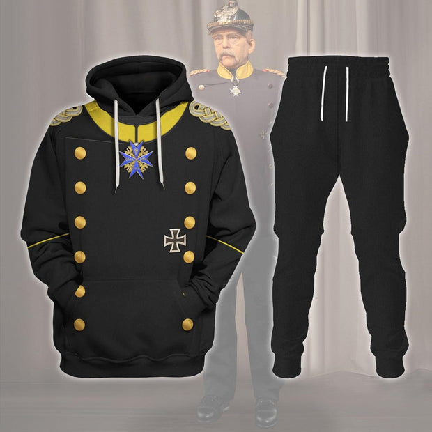 HG Otto Von Bismarck Prince of Bismarck Costume Hoodie Sweatshirt T-Shirt Tracksuit CSHGC051
