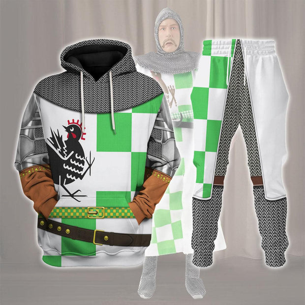 KOE Eric Idle Knight Costume Hoodie Sweatshirt T-Shirt Tracksuit CSKOE009