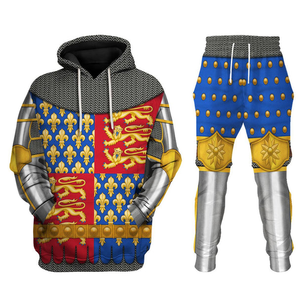 KOE Edward III Of England Amour Knights Costume Hoodie Sweatshirt T-Shirt Tracksuit CSKOE014