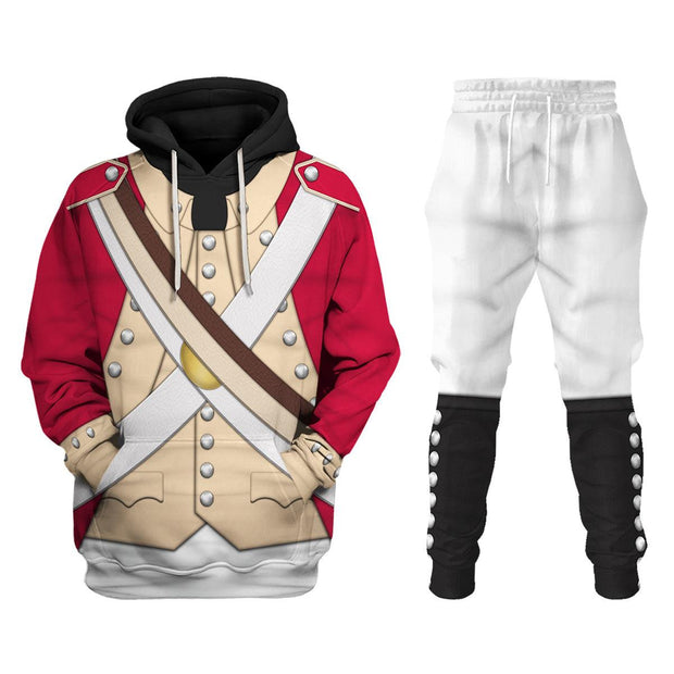 HB British Marine-Centre Company (1776-1783) Uniform All Over Print Hoodie Sweatshirt T-Shirt Tracksuit CSHBC016
