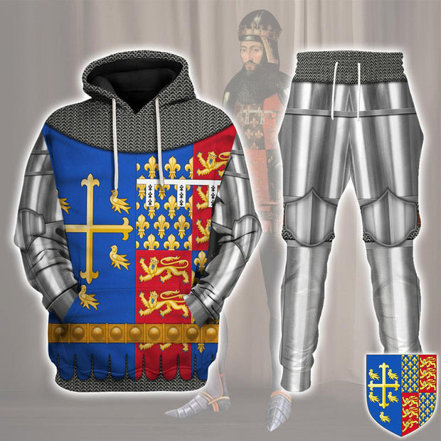 HB Richard II Of England Amour Knights Costume Hoodie Sweatshirt T-Shirt Tracksuit CSHBC057