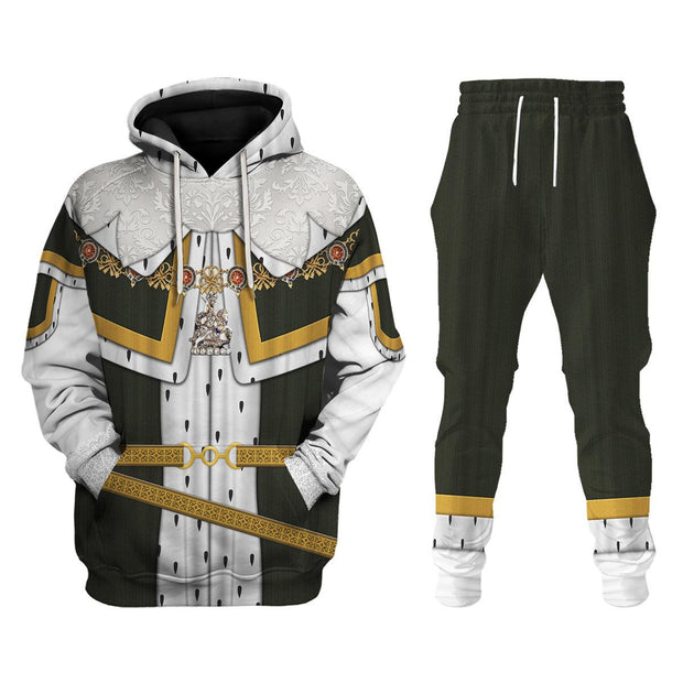 HB Charles I of England Costume Hoodie Sweatshirt T-Shirt Tracksuit CSHBC074