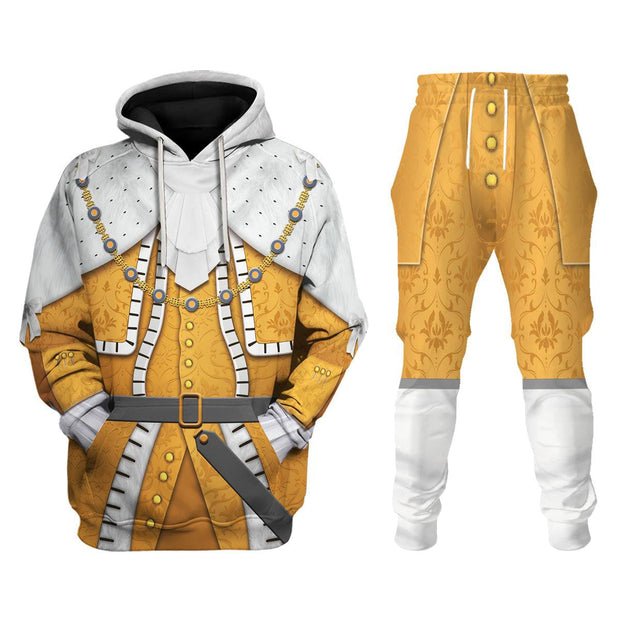 HB George III of England Costume Hoodie Sweatshirt T-Shirt Tracksuit CSHBC078