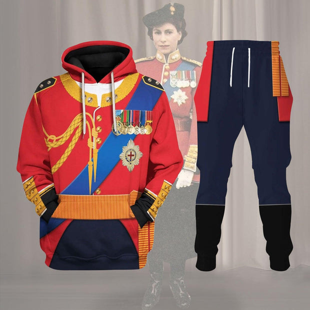 HB Elizabeth II of England Costume Hoodie Sweatshirt T-Shirt Tracksuit CSHBC084