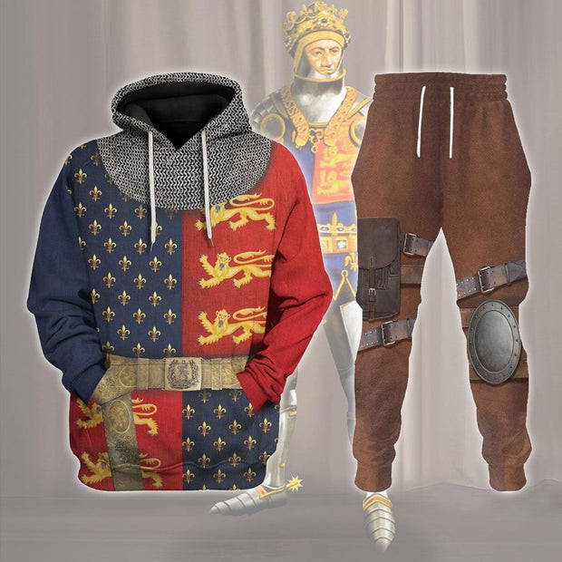 HB Henry V of England Costume Hoodie Sweatshirt T-Shirt Tracksuit CSHBC087