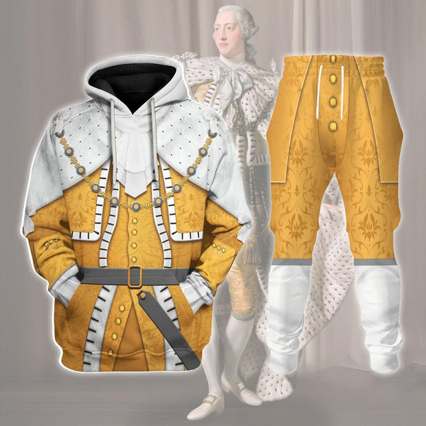 HB George III Of Great Britain Costume Hoodie Sweatshirt T-Shirt Tracksuit CSHBC100