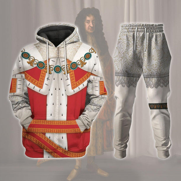 HB Charles II King of England Costume Hoodie Sweatshirt T-Shirt Tracksuit CSHBC107