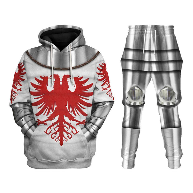 KF 14th Century Articulated Armour- Boucicaut -1415 Costume Hoodie Sweatshirt T-Shirt Tracksuit CSKOF008