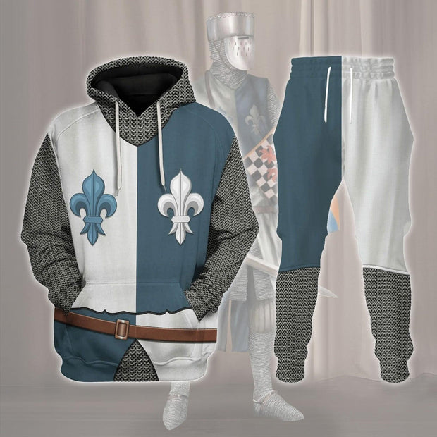 KF French Knight Costume Hoodie Sweatshirt T-Shirt Tracksuit CSKOF015