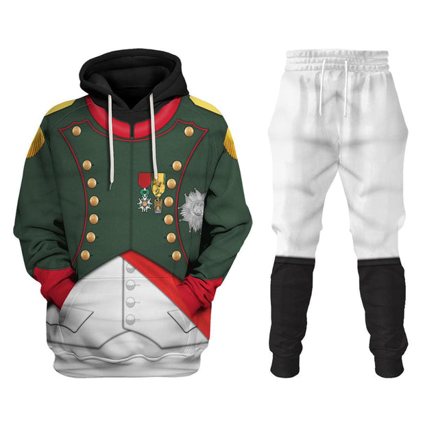 RF Napoleon I In His Chasseur Uniform All Over Print Hoodie Sweatshirt T-Shirt Tracksuit CSRFC003