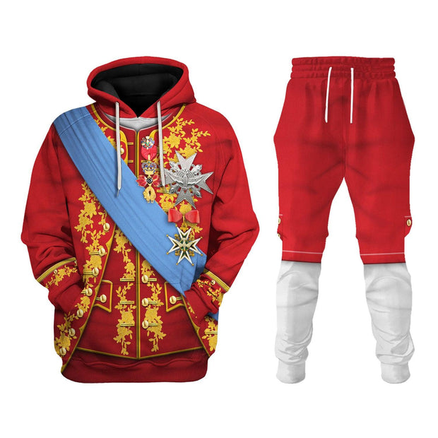 RF Louis XV of France Uniform All Over Print Hoodie Sweatshirt T-Shirt Tracksuit CSRFC013