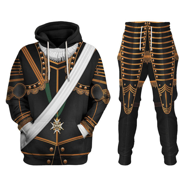 RF Henry IV of France Armour Costume All Over Print Hoodie Sweatshirt T-Shirt Tracksuit CSRFC026